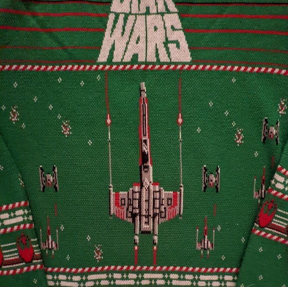 Star Wars Ugly Christmas Sweater Men's Large - Picture 4 of 4